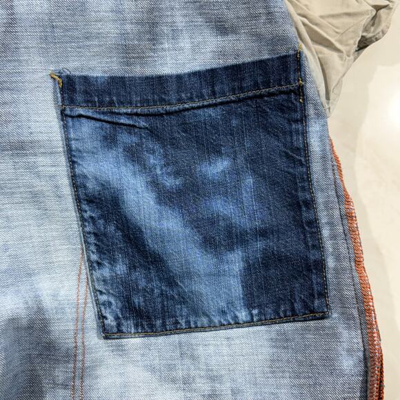 Men's Sean Johns Baggy Jorts Inner Pockets Jesse Pinkman Acid Wash Size 40 - Picture 3 of 9